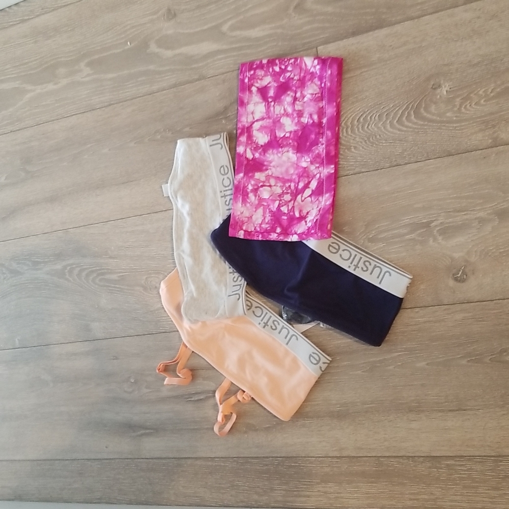 Justice bralettes size 32
